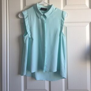 ASTR aqua shirt xs